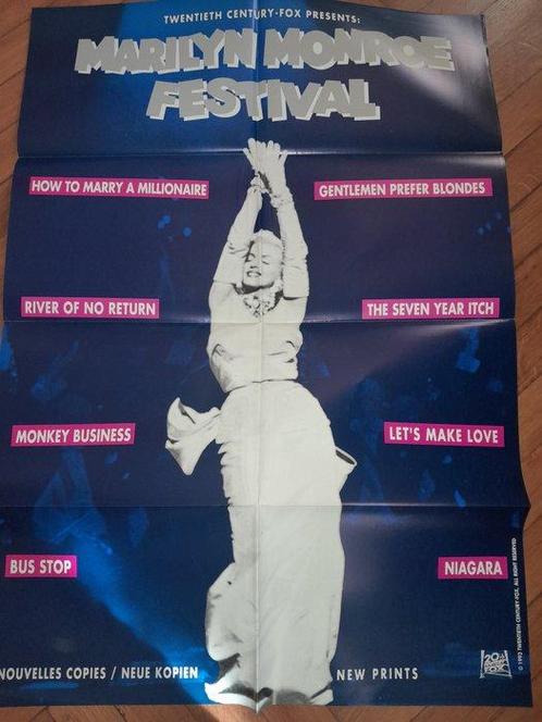 MARILYN MONROE FESTIVAL - 100x70 cm, Verzamelen, Film en Tv