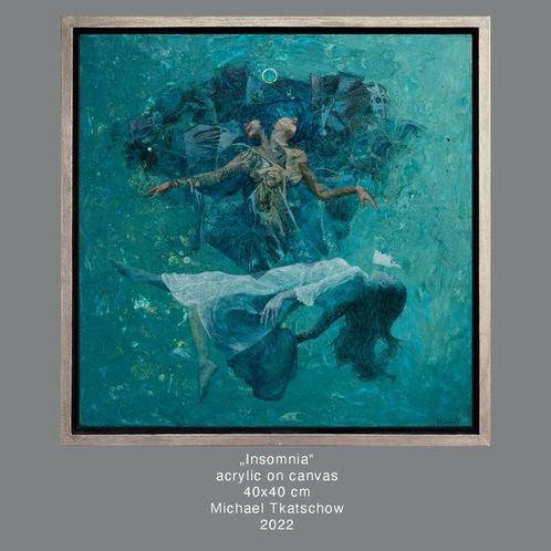 Michael Tkatschow - Insomnia, Antiek en Kunst, Kunst | Schilderijen | Modern
