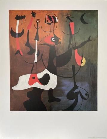 Joan Miró, (after) - Personnages Rythmiques - Offset, Antiek en Kunst, Kunst | Tekeningen en Fotografie
