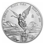 Mexico. 2024 2 Onza Mexican Silver Libertad Coin BU, Postzegels en Munten