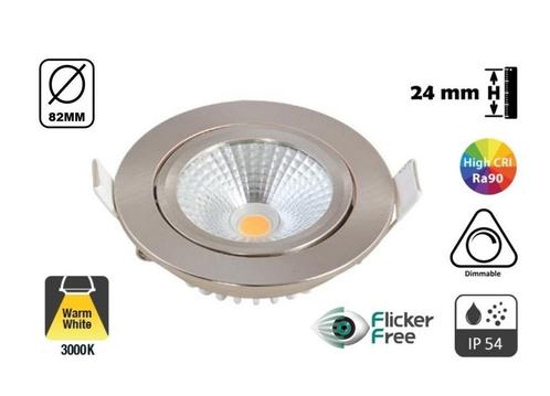 Inbouw LED Spot | 5 Watt | Dimbaar | 3000K Warm Wit, Maison & Meubles, Lampes | Spots, Envoi