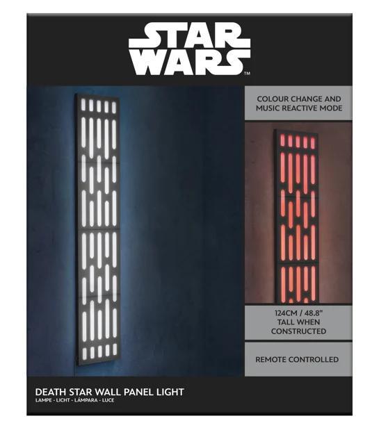 Star Wars Death Star Wall Panel Replica with Light 124 cm, Collections, Star Wars, Enlèvement ou Envoi