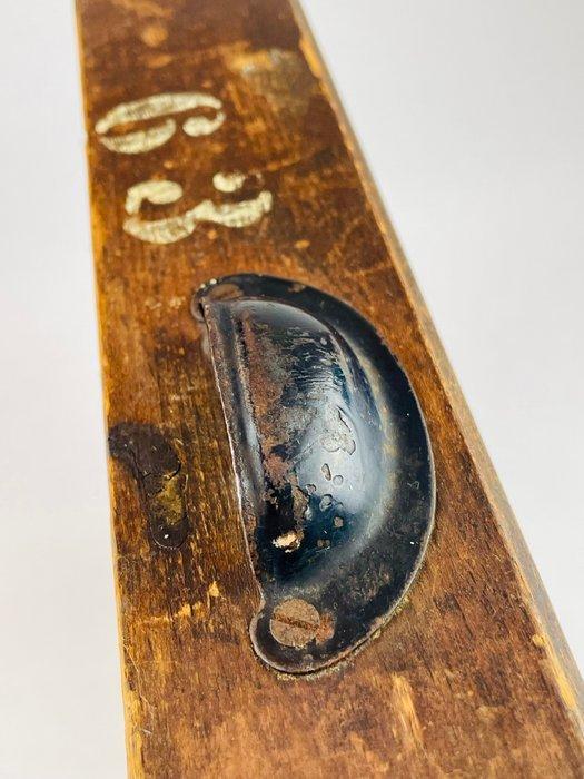 Rek - IJzer, Vurenhout - Antieke letterkast uit drukkerij., Antiek en Kunst, Kunst | Designobjecten