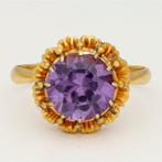 Ring - 14 karaat Geel goud - Saffier