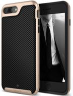 Caseology Envoy Series iPhone 8 / 7 Plus Carbon Fiber Black, Télécoms, Verzenden