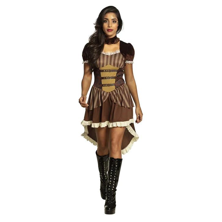 Steampunk Jurk Dames, Kleding | Dames, Carnavalskleding en Feestkleding, Nieuw, Verzenden