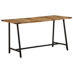 Stoere Eettafel 140x70 | Retour Deal | Hout & IJzer, 100 tot 150 cm, Verzenden, Nieuw, 50 tot 100 cm