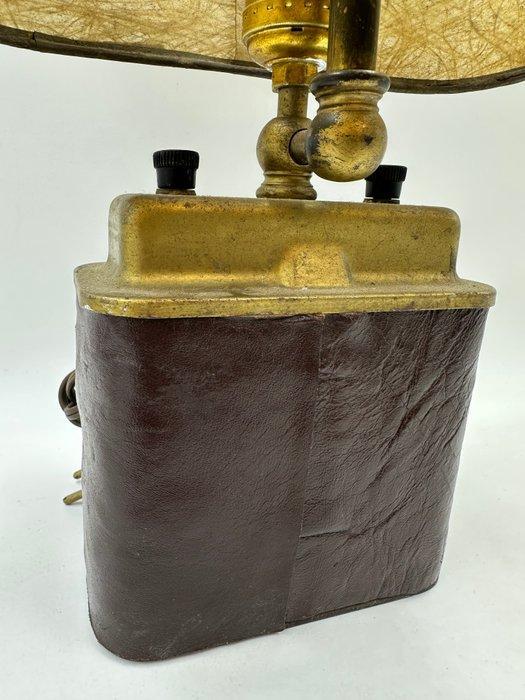 Marlboro - Marlboro - Tafellamp - Leder, Messing - Lampe, Antiek en Kunst, Curiosa en Brocante