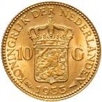Nederland. Wilhelmina. 10 Gulden 1933, Postzegels en Munten