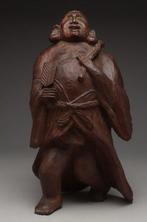 Hotei  Een van de Zeven Geluksgoden - Hout - Kazuyuki  -