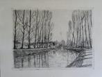 Francis Picabia (1879-1953) - Un canal - Etching from 1908, Antiek en Kunst
