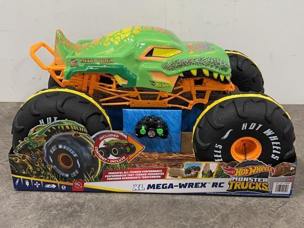Veiling - Hot Wheels bestuurbare monster truck Mega Wrex, Kinderen en Baby's, Speelgoed | Buiten | Actiespeelgoed
