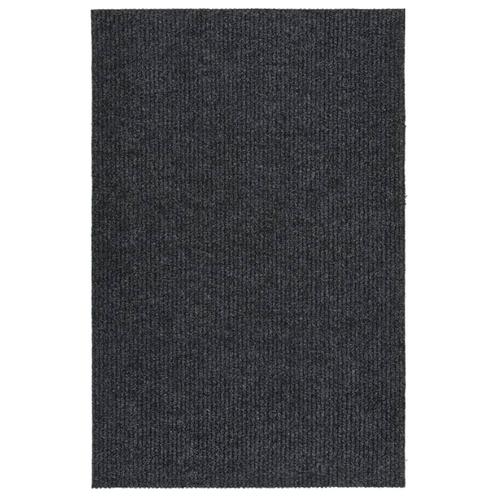 vidaXL Droogloopmat 100x150 cm antracietkleurig, Huis en Inrichting, Stoffering | Tapijten en Vloerkleden, Nieuw, Verzenden