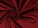 10 meter fluweel stof - Bordeaux rood - 150cm breed, 200 cm of meer, Nieuw, Polyester, 120 cm of meer