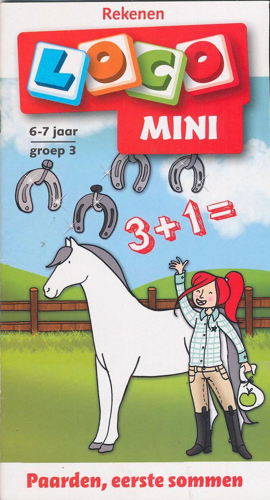 Mini Loco Rekenen Paarden, eerste sommen (6-7 jaar), Boeken, Schoolboeken, Verzenden