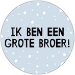 30x Sticker Ik Ben Een Grote Broer - Blauw - Babyshower -, Diversen, Verzenden, Nieuw