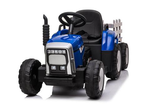 Coole elektrische tractor met aanhanger, 2 versnellingen..., Kinderen en Baby's, Speelgoed | Buiten | Accuvoertuigen, Nieuw, Ophalen of Verzenden