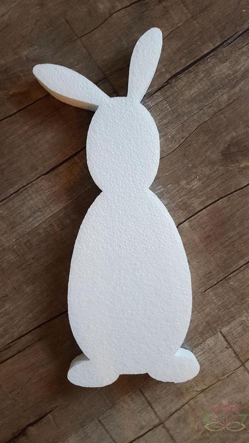 Styropor Paashaas rechtop Piepschuim 40*3cm. Workshopitem, Hobby en Vrije tijd, Knutselen, Nieuw