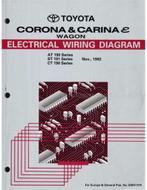 1992 TOYOTA CORONA | CARINA E ELECTRISCHE SCHEMA