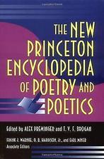 The New Princeton Encyclopedia of Poetry and Poetics  Book, Not specified, Verzenden