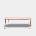 Tafel Plat Ovaal Eikenhout  Konisch  260x100, Huis en Inrichting, Tafels | Eettafels, Nieuw