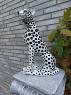 Beeld, leopard 43 cm - 43 cm - polyresin, Antiek en Kunst