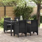 Tuinstoel 4x Antraciet PP | Retour Deal -40%!, Tuin en Terras, Verzenden, Nieuw, Kunststof