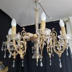 Lampe à suspendre - Bronze doré - verre de Murano, Antiquités & Art