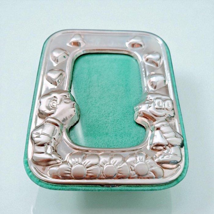 UNOAERRE - Lijst (2) - Zilver - Sterling zilveren baby, Antiek en Kunst, Antiek | Zilver en Goud