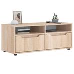 vidaXL Tv-meubel VISNES 100x40x38 cm bewerkt hout sonoma, Huis en Inrichting, Kasten |Televisiemeubels, Verzenden, Nieuw