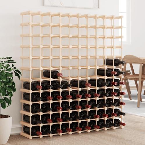 vidaXL Casier à vin pour 120 bouteilles 112,5x23x123,5, Maison & Meubles, Accessoires pour la Maison | Porte-bouteilles, Neuf