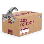 40× FORTEX Selflock Coupler Light WLL 50kg Ø48-51mm, Verzenden, Nieuw
