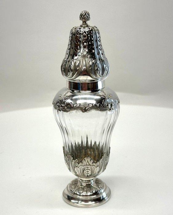 Antiek 19e eeuw strooier - L. Lapar - Couleuse à sucre -, Antiek en Kunst, Antiek | Zilver en Goud