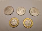 Italië. Lotto 5 monete - 500 Lire Argento / 1000 Lire, Postzegels en Munten, Munten | Europa | Niet-Euromunten