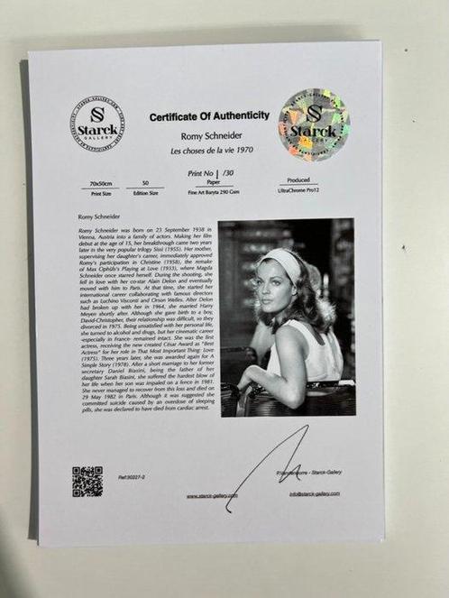 Les choses de la vie 1970 - Romy Schneider - Fine Art, Verzamelen, Film en Tv