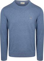 Gant Pullover Melange Blauw maat Maat 52/54 (L) Heren, Kleding | Heren, Maat 52/54 (L), GANT, Nieuw, Verzenden