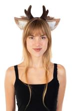 Haarband Luxe Hert Gewei Oortjes Grijs Wit Rendier Diadeem E, Kleding | Dames, Ophalen of Verzenden, Nieuw