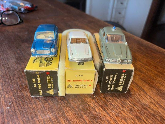 Politoys 1:43 - Modelauto - Lotto Politoys M502 Siata coupé,, Hobby & Loisirs créatifs, Voitures miniatures | 1:5 à 1:12