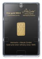 5 grammes - Or .999 - Heimerle + Meule - Scellé