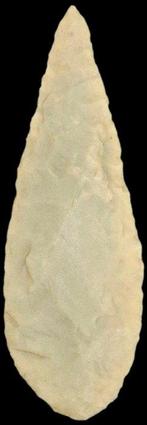 Néolithique Silex pointe de fléche lance biface néolithique