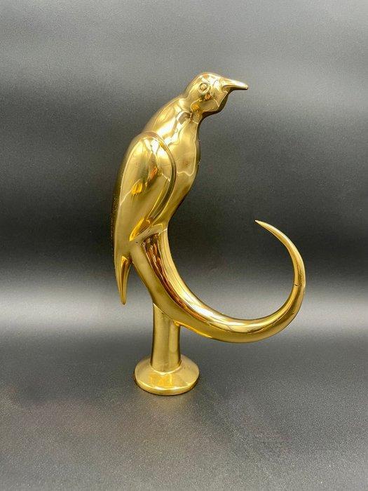 sculptuur, Exquisite Bird of Paradise Sculpture – Mirror, Antiek en Kunst, Curiosa en Brocante