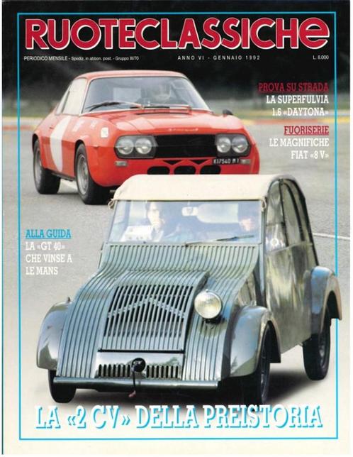 1992 RUOTECLASSICHE MAGAZINE 47 ITALIAANS, Livres, Autos | Brochures & Magazines, Enlèvement ou Envoi