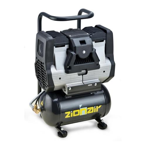 Silent compressor 0,56kW 230V 8 bar 6L tank, Doe-het-zelf en Bouw, Gereedschap | Lasapparaten, Ophalen of Verzenden