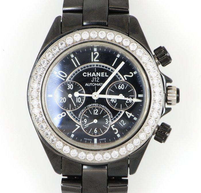Chanel - J12 Automatic Black Ceramic - Zonder Minimumprijs -, Handtassen en Accessoires, Horloges | Heren