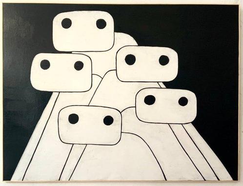 Paulus Noomen - Together/Samen XXL, Antiek en Kunst, Kunst | Schilderijen | Modern