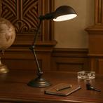 Tafel en bureaulampen Messing Bureaulamp Darwin antiek Zwart, Huis en Inrichting, Verzenden, Nieuw