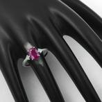 Zonder minimumprijs - Ring Platina - 1.88ct. tw. Robijn -, Handtassen en Accessoires, Ringen, Nieuw