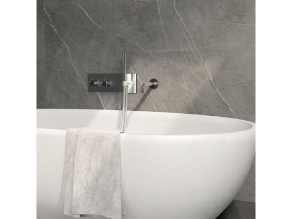 Veiling - Inbouw badkraan Chroom twee-knop bediening complet, Doe-het-zelf en Bouw, Sanitair