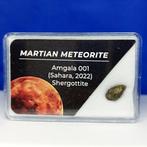 Authentique MÉTÉORITE MARTIENNE ! Amgala 001 (Sahara, 2022)., Verzamelen, Mineralen en Fossielen