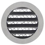 Rond buitenluchtrooster aluminium Ø 150mm met grofmazig gaas, Doe-het-zelf en Bouw, Verzenden, Nieuw